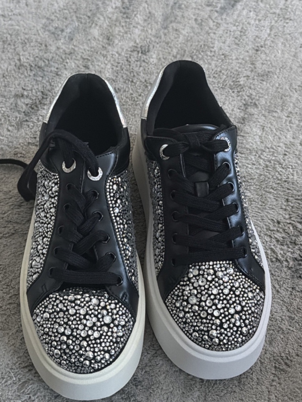 Michael Kors Romey Embellished Platform Sneakers 7.5